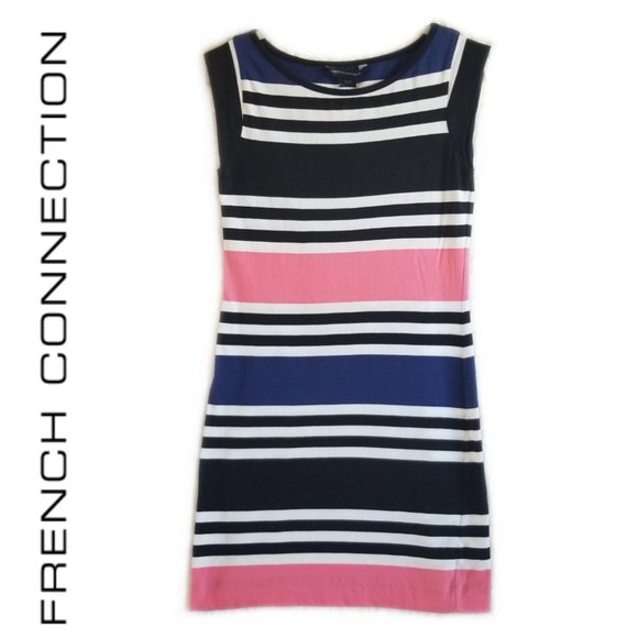 French Connection Dresses & Skirts - French connection striped sleeveless dress size 4